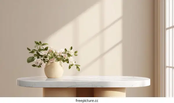 Elegant Still Life with Pastel Roses