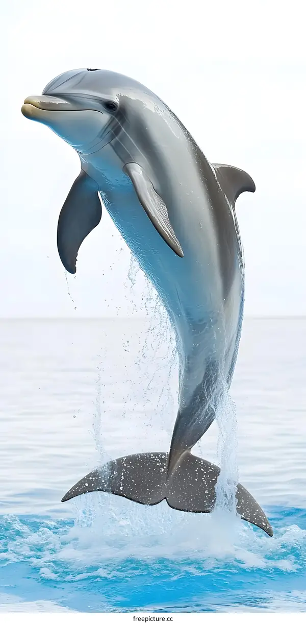 Dolphin Jumping Out of Water