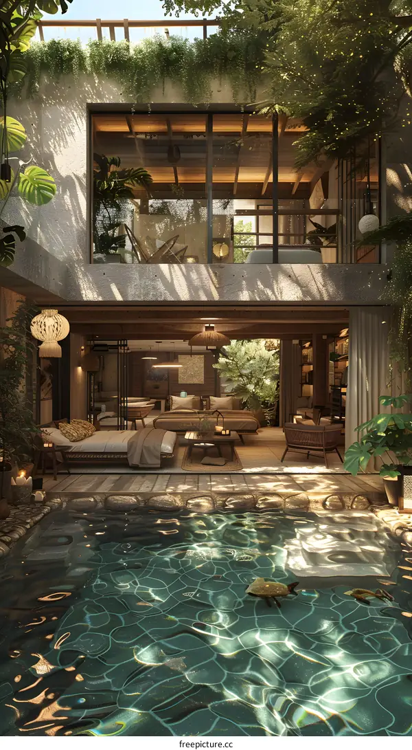 A Modern Home in the Rainforest