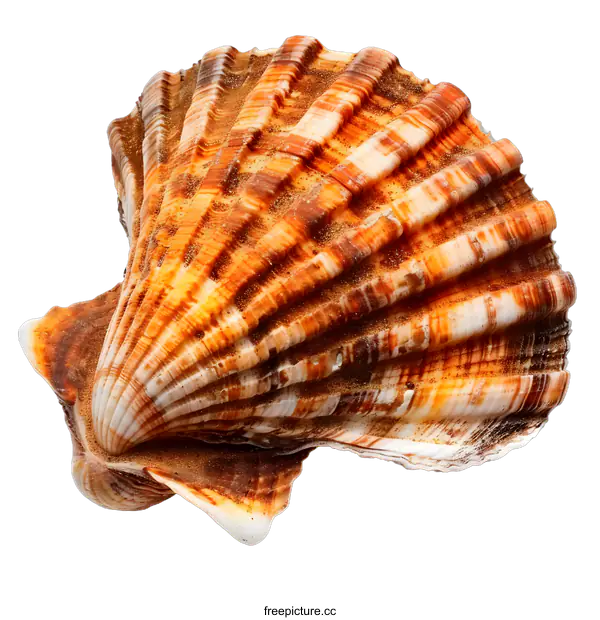 [Transparent Background PNG]Seashell on White Background