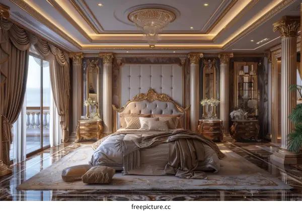 Luxury Elegant Bedroom Interior Design