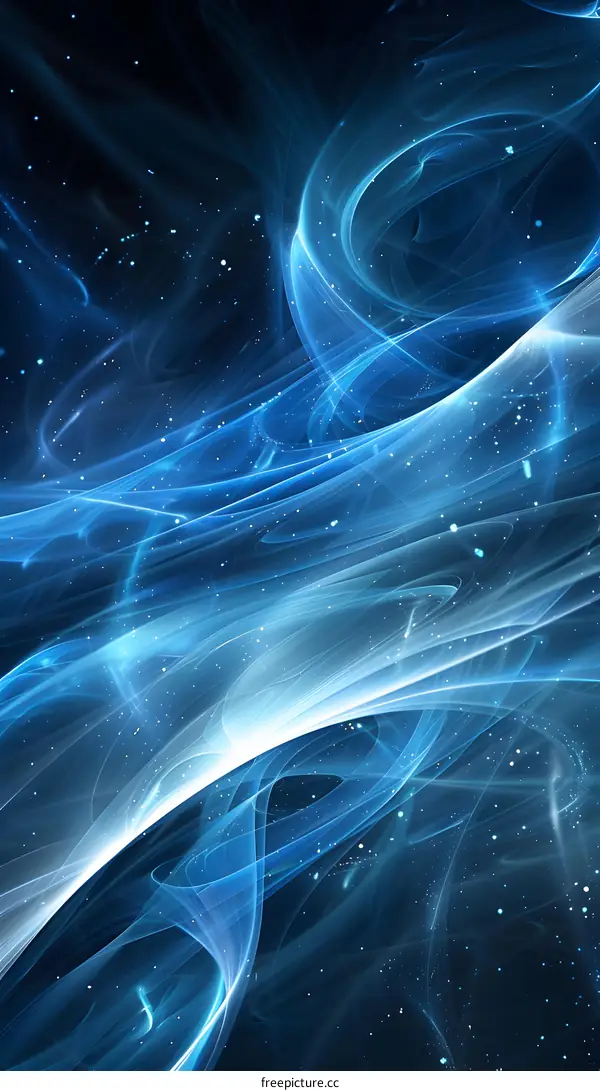 Blue Abstract Fractal