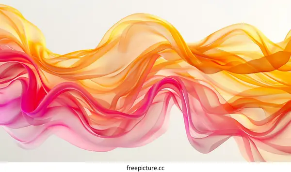 Colorful abstract background with flowing shapes