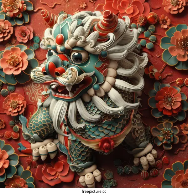 Chinese New Year Lion Dance Performance