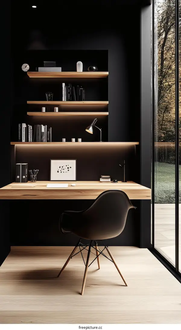 Modern Minimalist Home Office Design