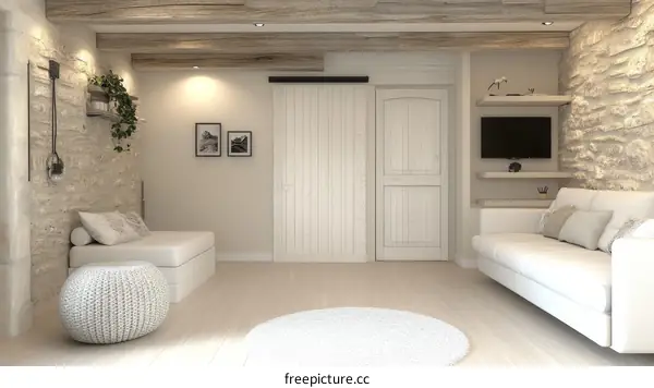 Cozy Modern Farmhouse Living Room Design