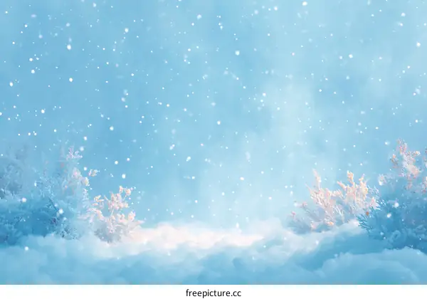 Winter Wonderland Snowy Landscape