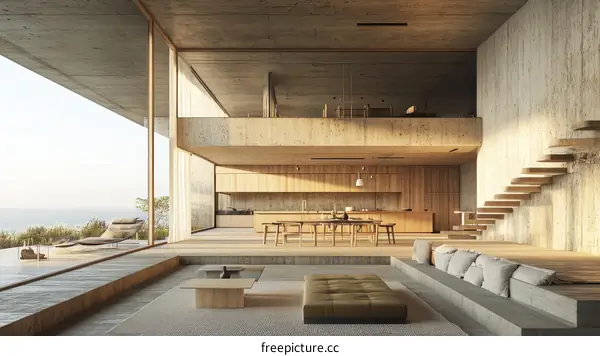 Modern Coastal Contemporary Home Interior Design