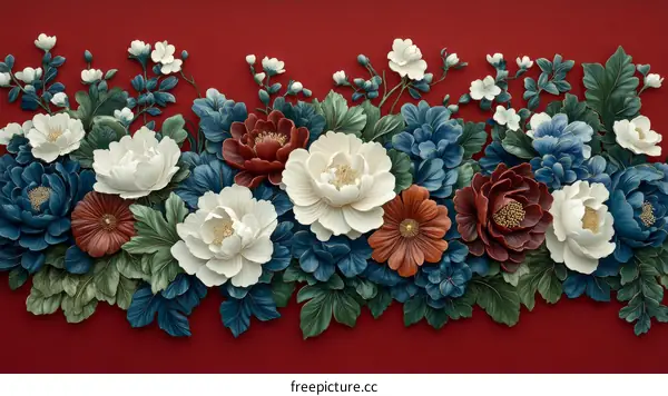 Floral Decorative Wall Art Design