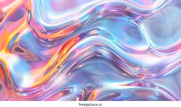 Abstract Holographic Wavy Background