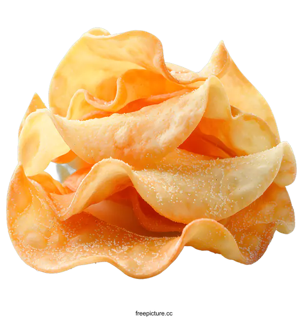 [Transparent Background PNG]Crispy Fried Cassava Chips