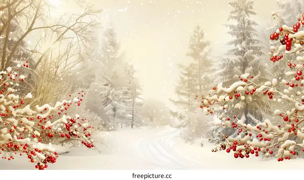 Snowy Winter Landscape