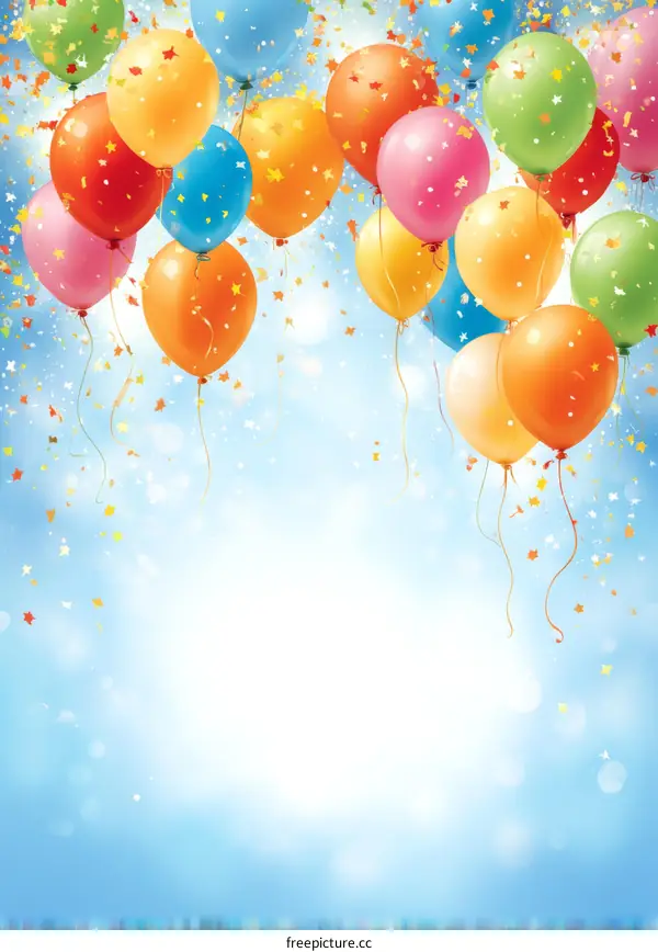 Colorful Balloons Celebrating a Festive Occasion
