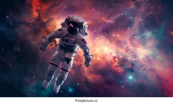 Astronaut Exploring the Wonders of the Cosmos