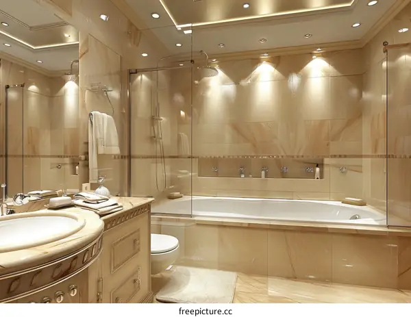 Modern Bathroom Design with Luxurious Features