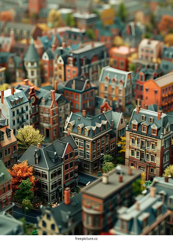 Miniature Cityscape Architectural Design