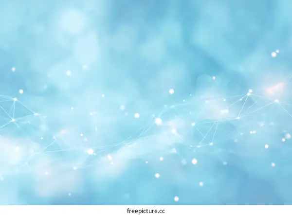 Abstract Light Blue Network Design