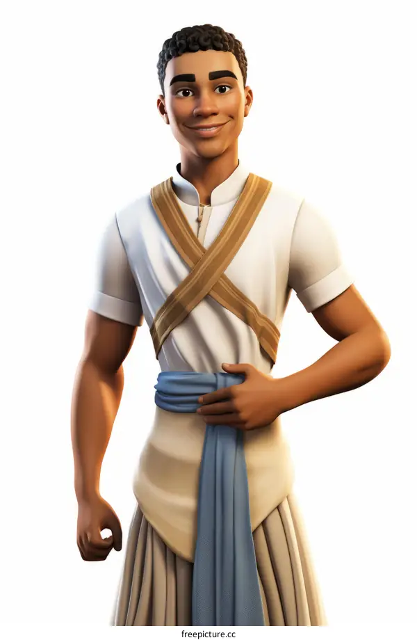 Anubis, the Egyptian god of the dead, is often depicted as a man with the head of a jackal.