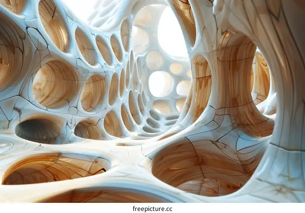 Futuristic organic architecture