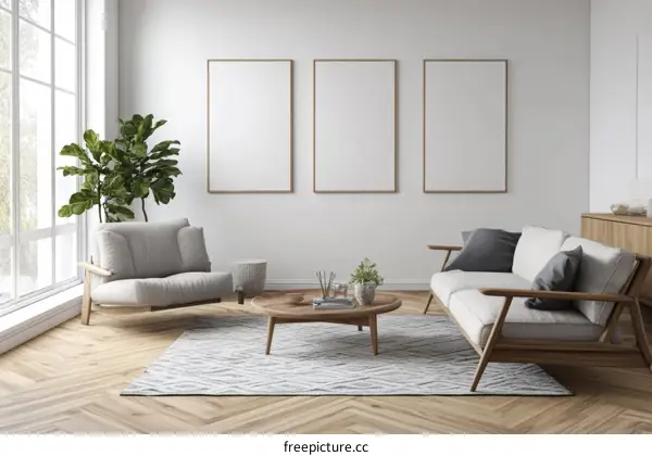 Modern Minimalist Living Room Interior Design