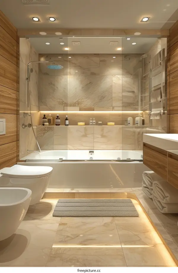 Modern Luxurious Bathroom Interior Design