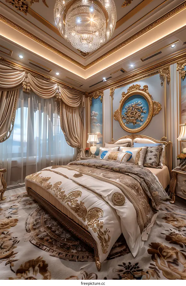 European luxury bedroom
