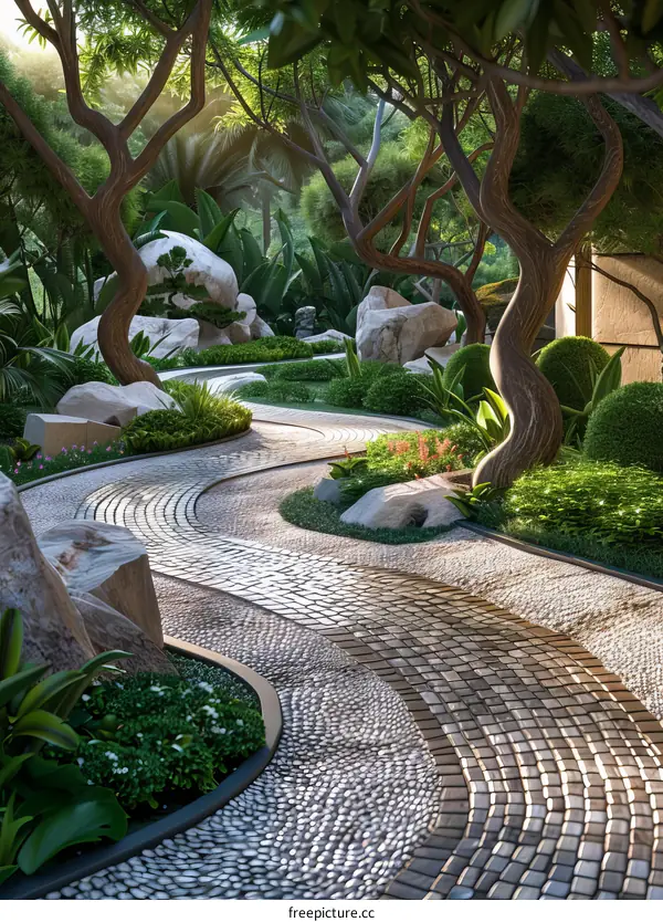 Design Renderings for Modern Garden Landscapes