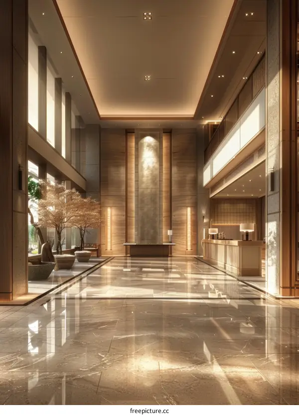 Modern Hotel Lobby Interior Design