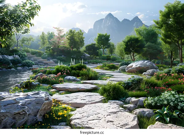 Fantastic natural scenery