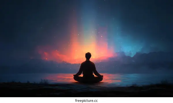 Serene Meditation at Dawn