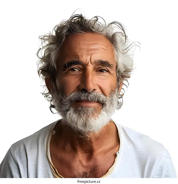 Portrait of an Elderly Man with a Grey Beard