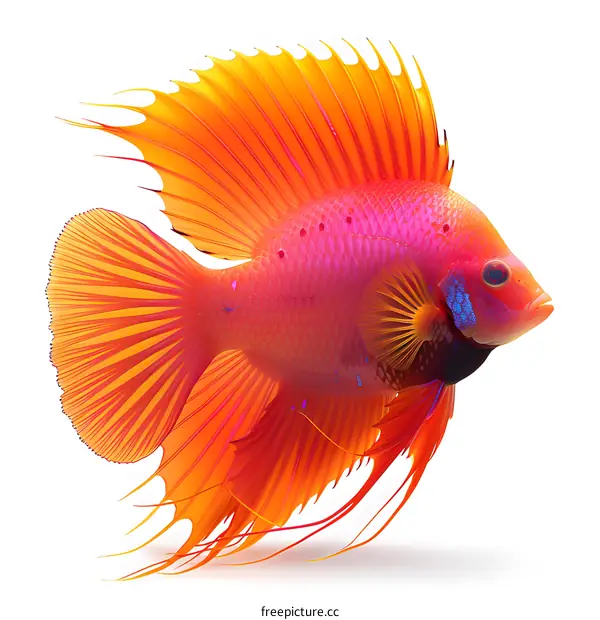 Vibrant Fish Digital Art