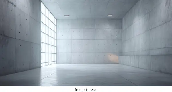 Modern Concrete Architecture Interior Design