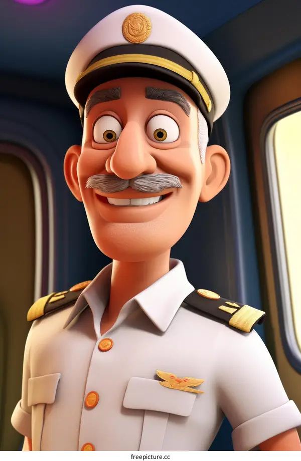 Smiling Ship Captain