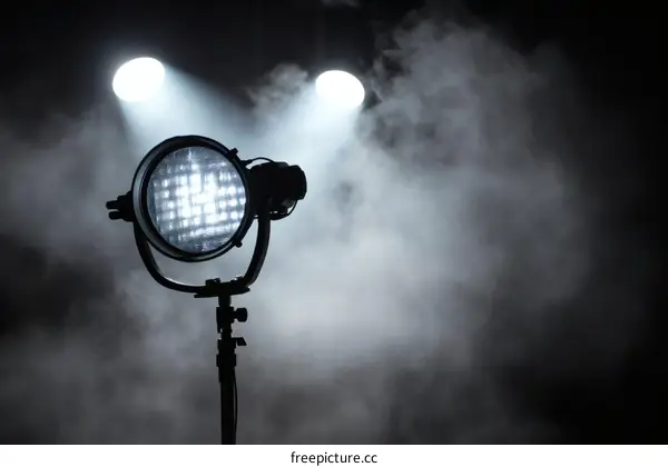 Studio Lighting Equipment with Smoke Effect