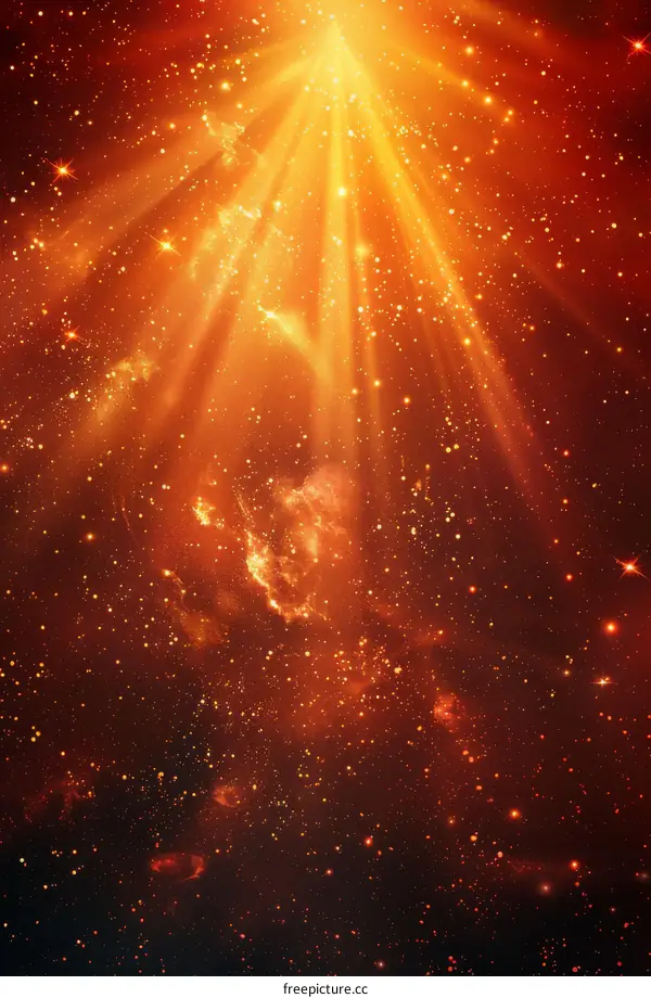 Cosmic Brilliance: A Nebula's Radiant Glow