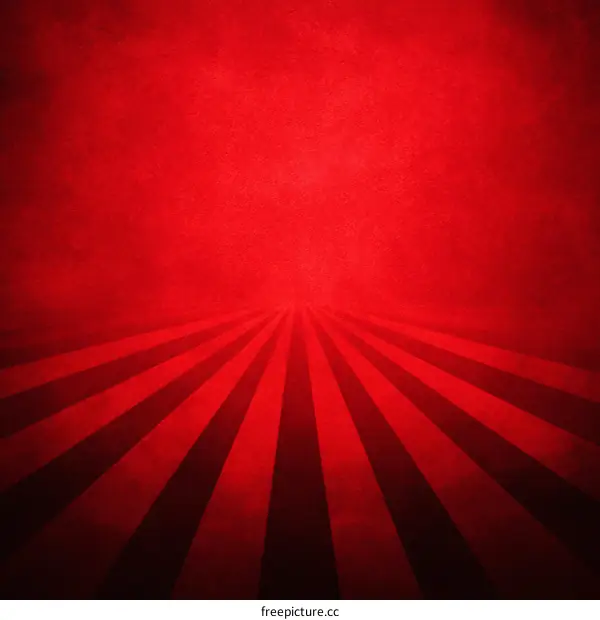 Vintage Red Background with Striped Pattern