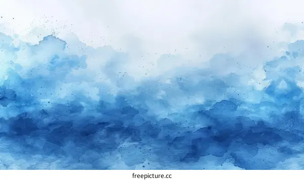 Blue watercolor background
