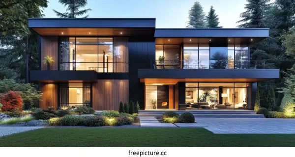 Modern Luxury House Exterior Design