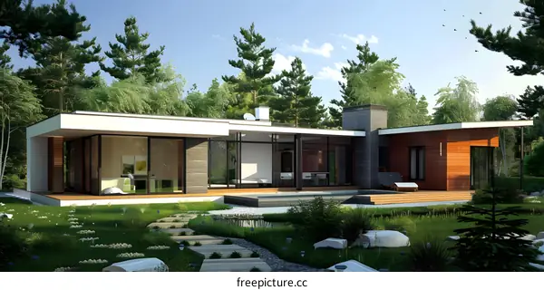 Modern House Design with Minimalist Architecture