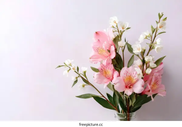 Beautiful Pink and White Flower Arrangement