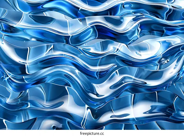Blue and white abstract background