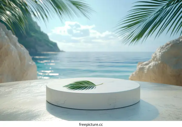 Coastal Minimalist Product Display