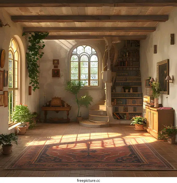 European style indoor environment