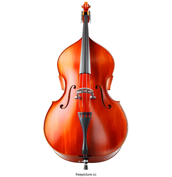 [Transparent Background PNG]Double bass, upright bass or bass viol, is a member of the violin family