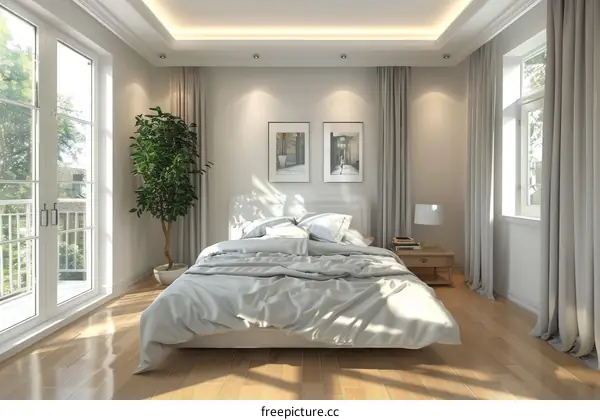 Modern IKEA Bedroom with Scandinavian Style