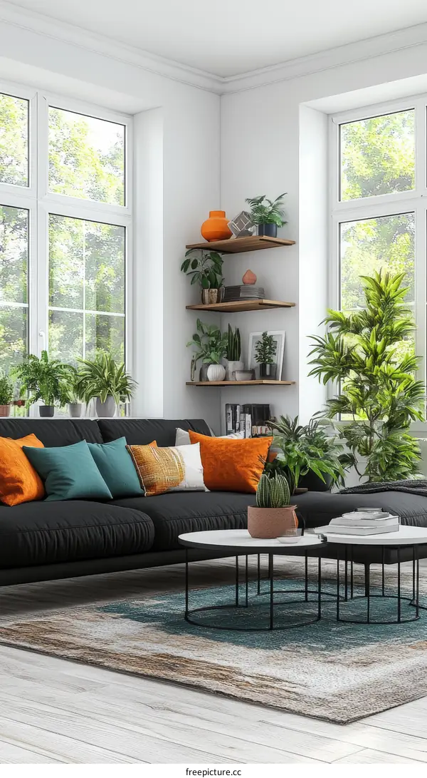 Modern Cozy Living Room Interior Design