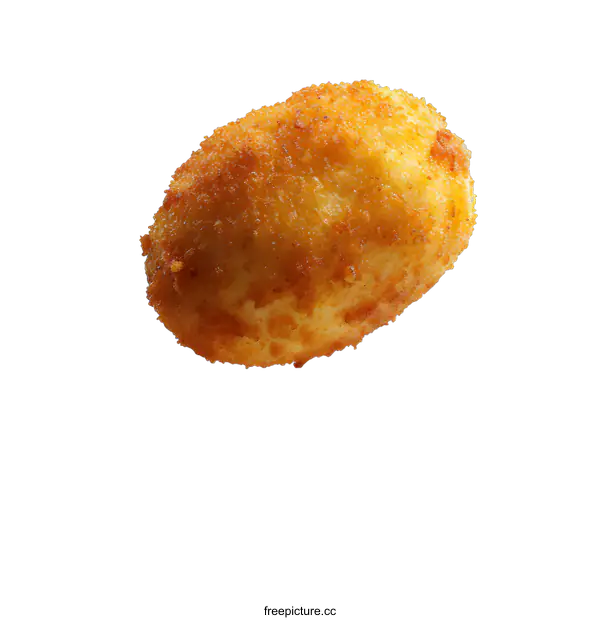 [Transparent Background PNG]Single Breaded Fried Food on White Background