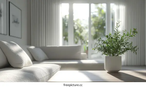 Modern Minimalist Living Room Interior Design