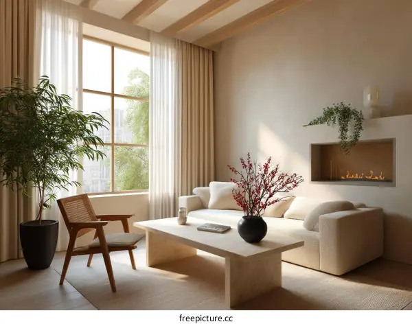 Modern Minimalist Living Room Interior Design